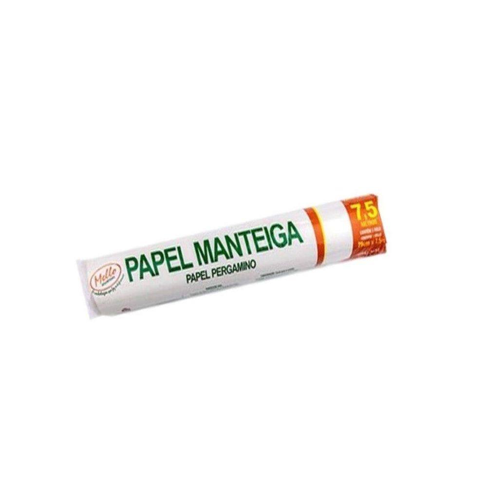 Rolo Papel Manteiga 29Cm X 7,5M - Mello C/25
