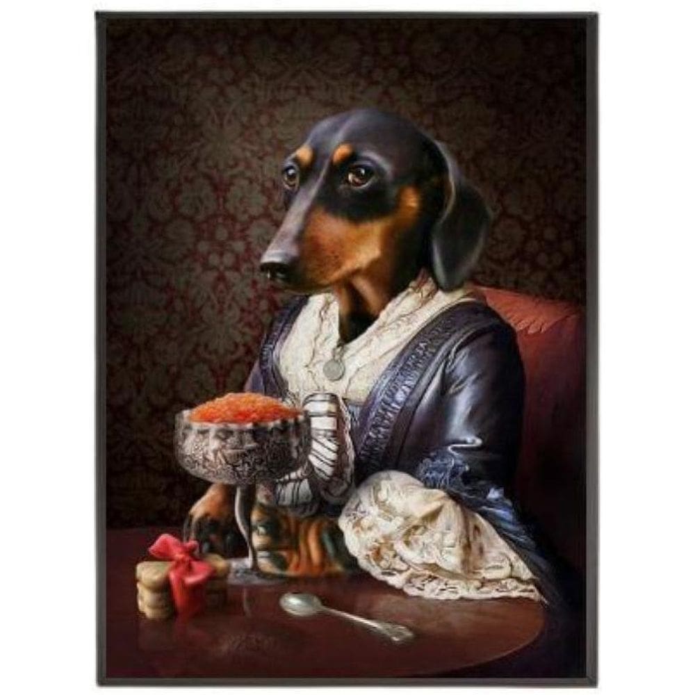 Quadro Senhora Dachshund