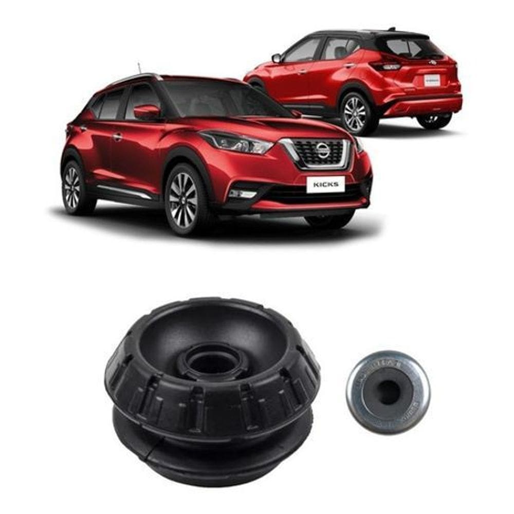 Um Coxim + Rolamento Dianteiro Nissan Kicks 2016 2017 2018