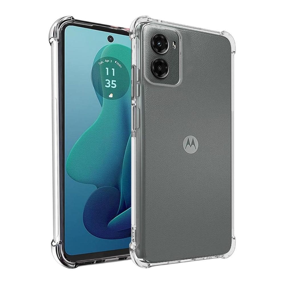 Capa Transparente + Pel. Gel Privativa Vidro Para Moto G05
