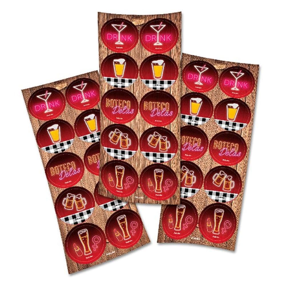 Adesivo Boteco Delas Redondo 30Un - Festcolor