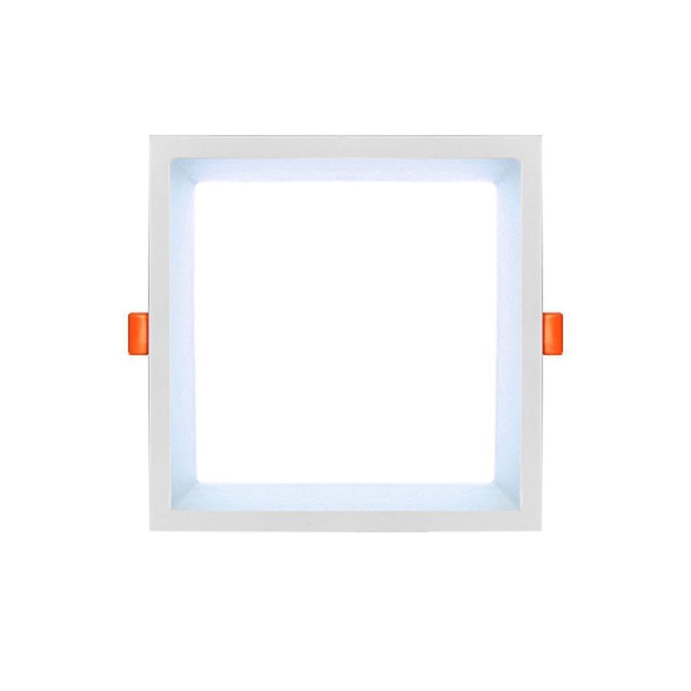 Painel De Embutir Led 12W Opus Branco Recuado 6500K Bivolt