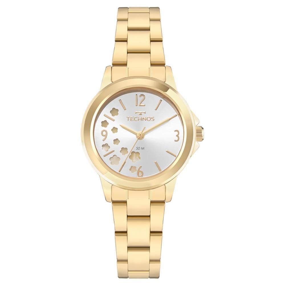 Relógio Technos Feminino Ref: 2036Nbl/1K Fashion Dourado