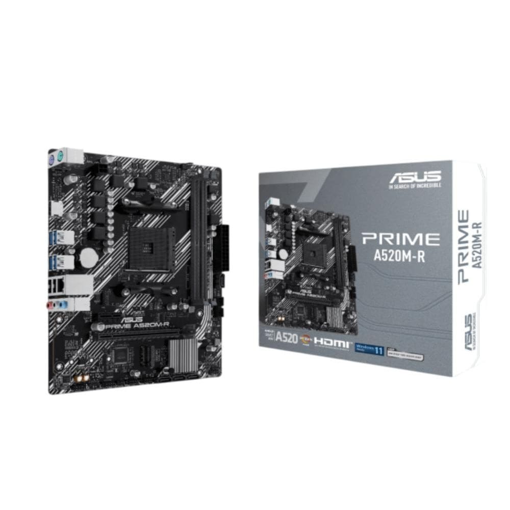 Placa Mae Am4 Asus Prime A520m-R  Amd-Ryzen Ddr4