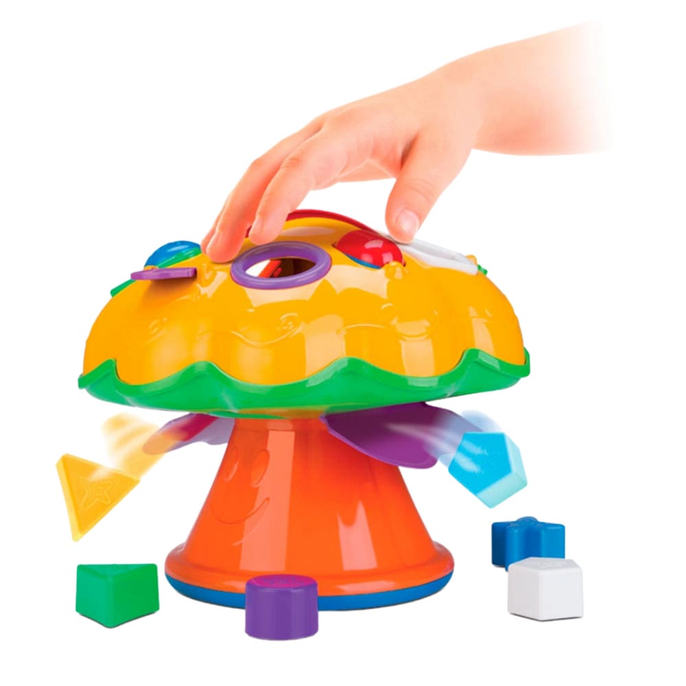 Cogumelo De Atividades Com Blocos Diver For Baby - Divertoys