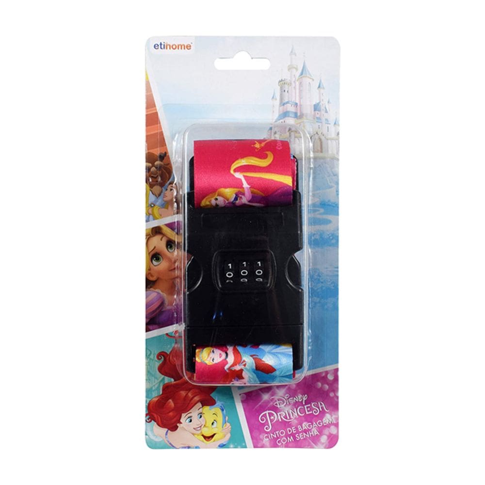 Cinto De Mala Com Código Princesas Disney - ETITOYS