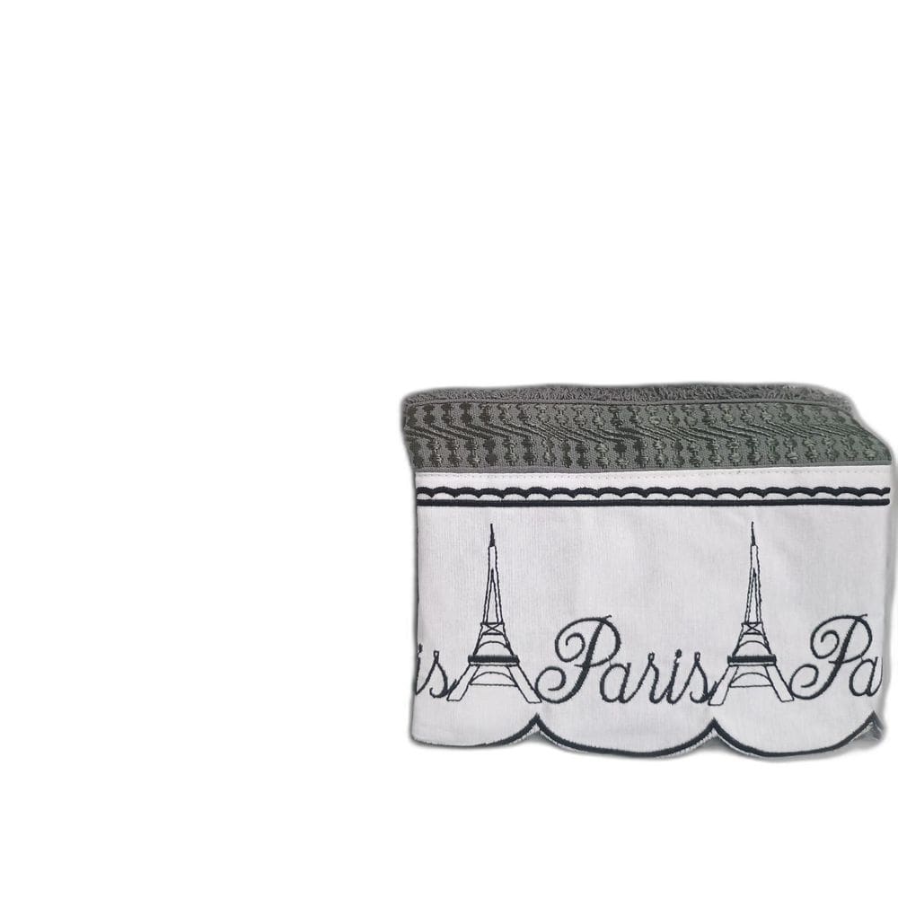 Jogo Toalha Banho Gigante Luxo Nobre 5 Pçs Bordadas Verde