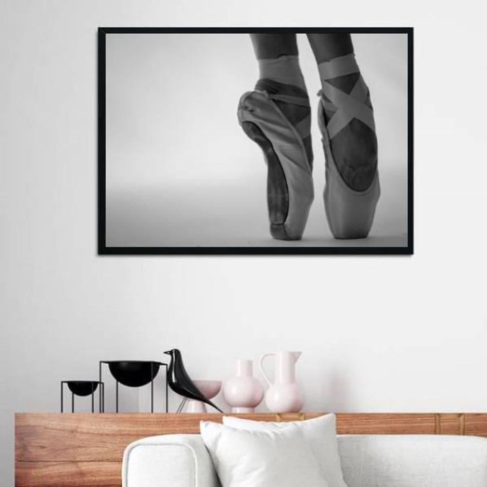 Quadro Decorativo Fotografia Sapatilha De Ballet
