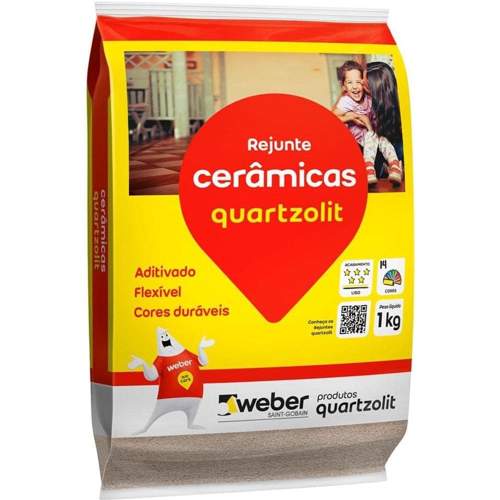 Rej Ceramicas Cinza Platina Quartzolit - 1Kg