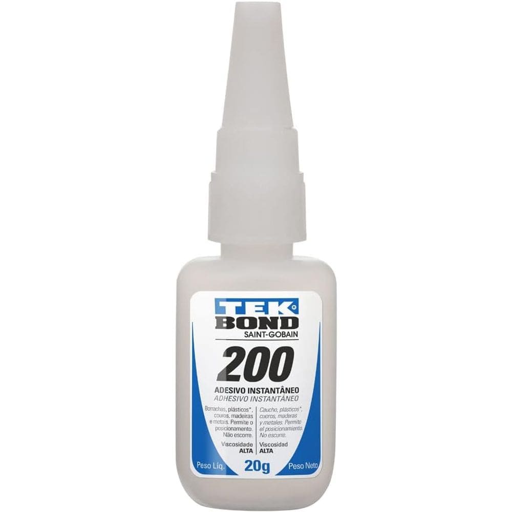 Adesivo Instantâneo Tekbond 200 20g A Bico Antientupimento, unidade