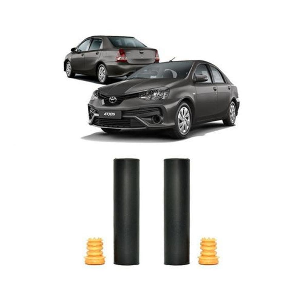 2 Batente Suspensão Traseira Etios Sedan 2012 2013 2014 15