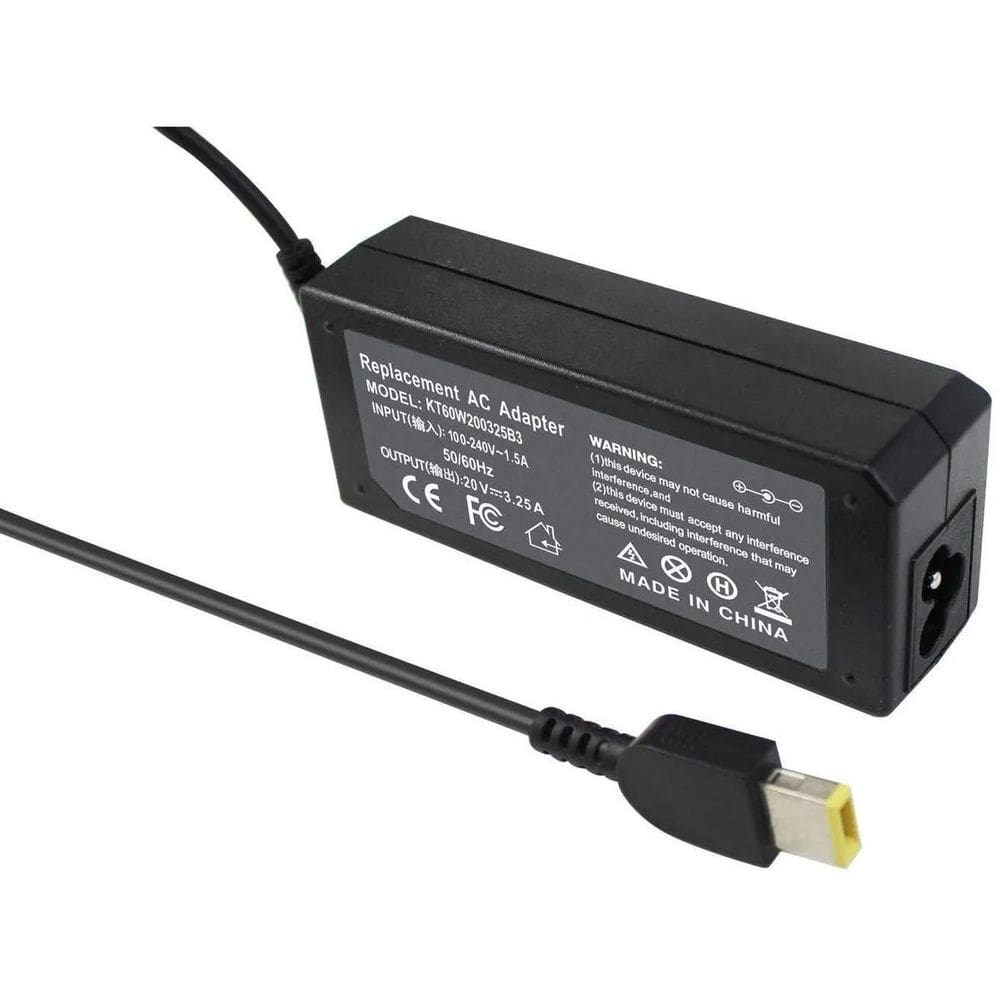 Fonte Carregador Plug Retangular Lenovo Adp-65Xb Aplicável