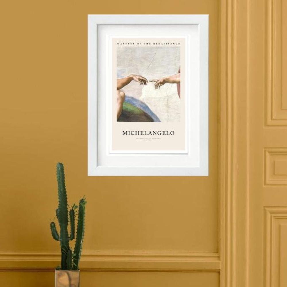 Quadro Michelangelo Criação Mundo - 60X48Cm