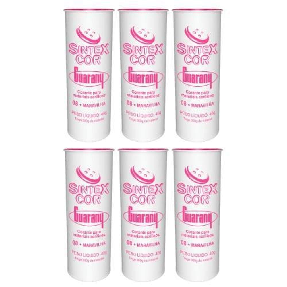 Corante Materiais Acrílicos Sintexcor Guarany 6U Maravilha