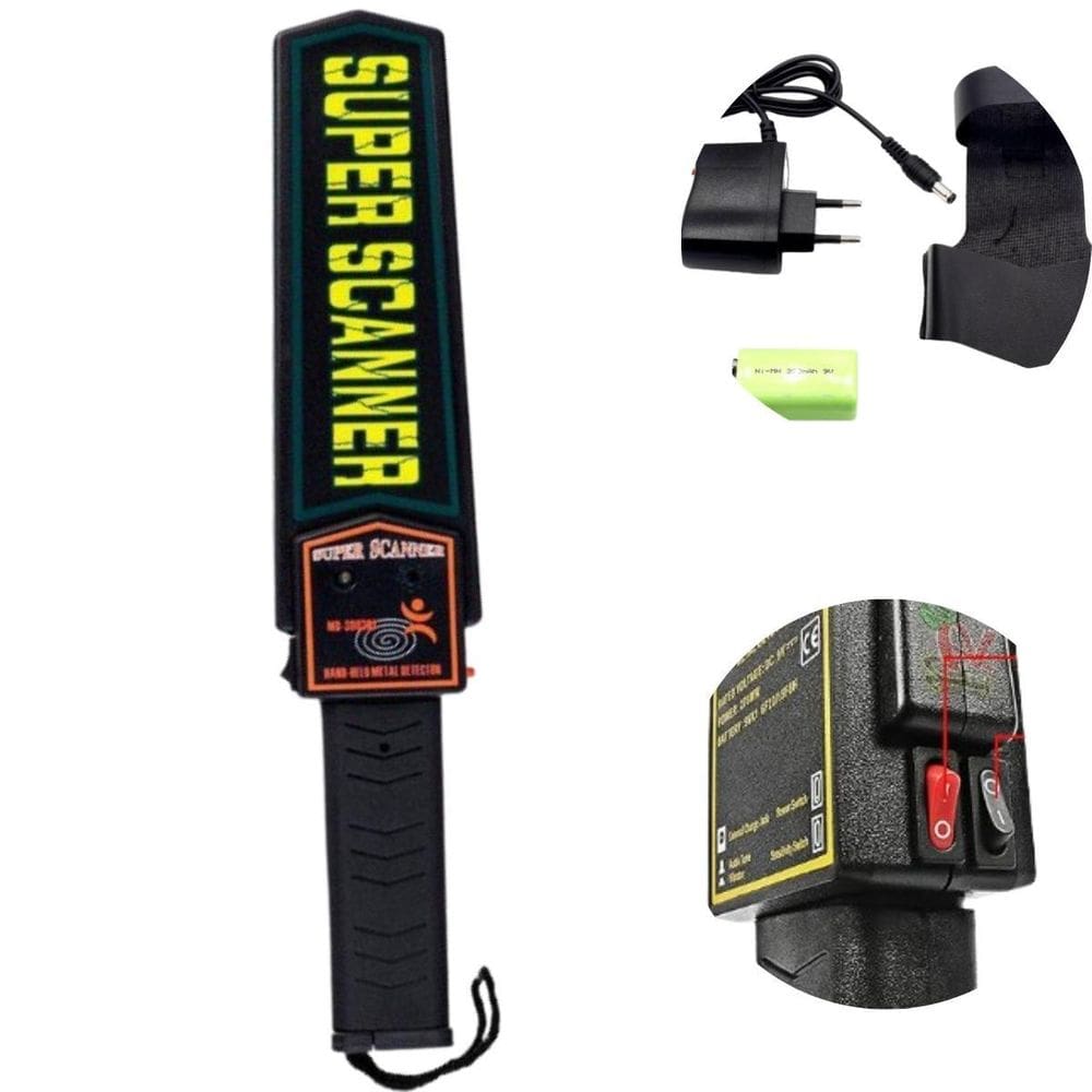 Detector De Metais Portatil Alta Sensibilidade Metal Scanner