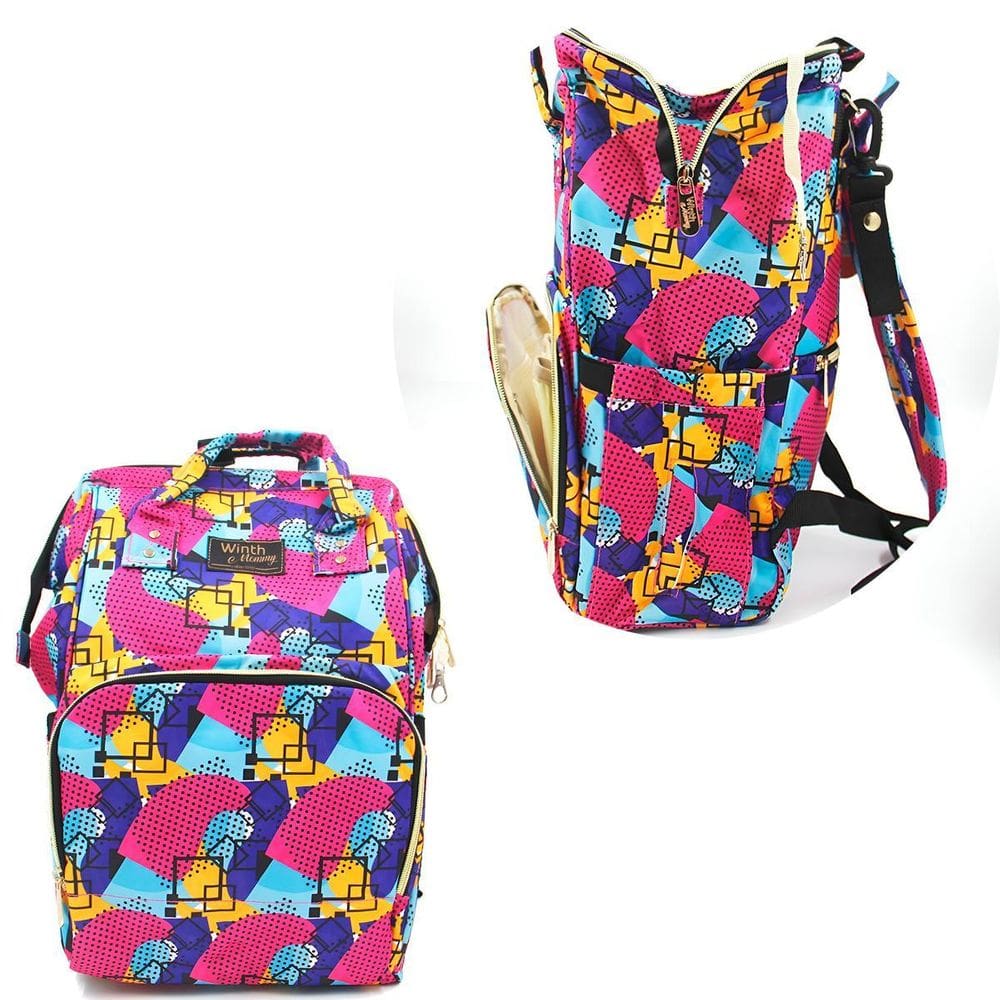 Mochila Maternidade Estampada Mommy Bag Bebê Organização