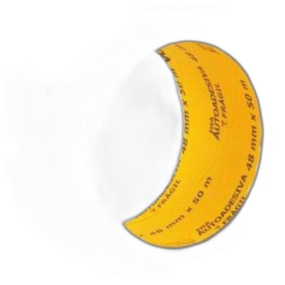 Kit Com 4 unidades Fita Auto Adesiva Fragil 48Mmx50M