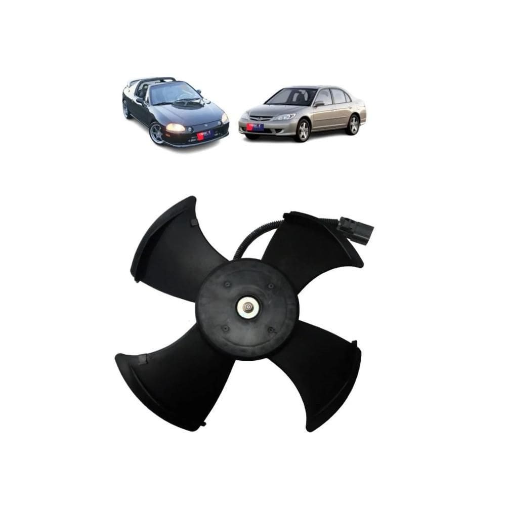 Ventoinha Condensador Honda Civic 92-00 Crx 93-95 - Novo