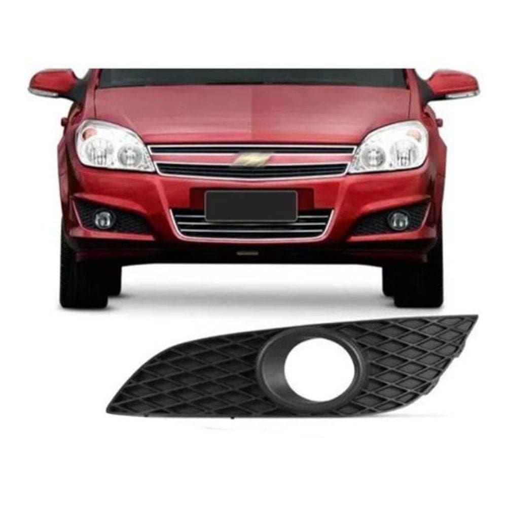 Grade Moldura Farol Milha Vectra 2009  Com Furo