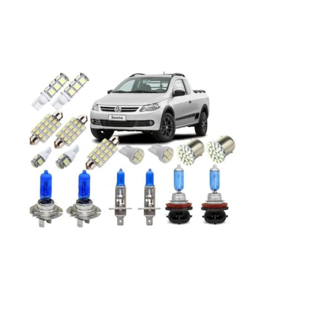 Kit Lampadas Led Saveiro G4 G5 G6