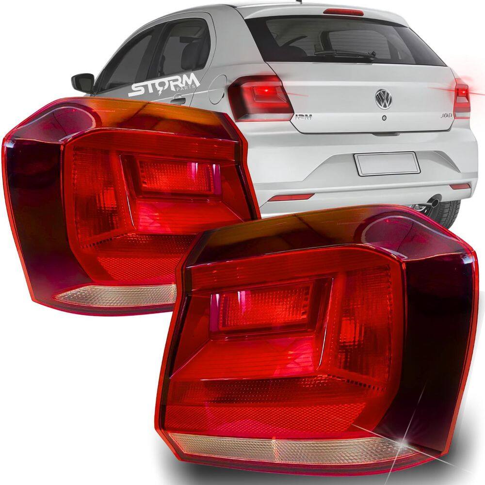 Par Lanterna Farol De Freio Gol 2016 A 2023 Fumê Escurecido