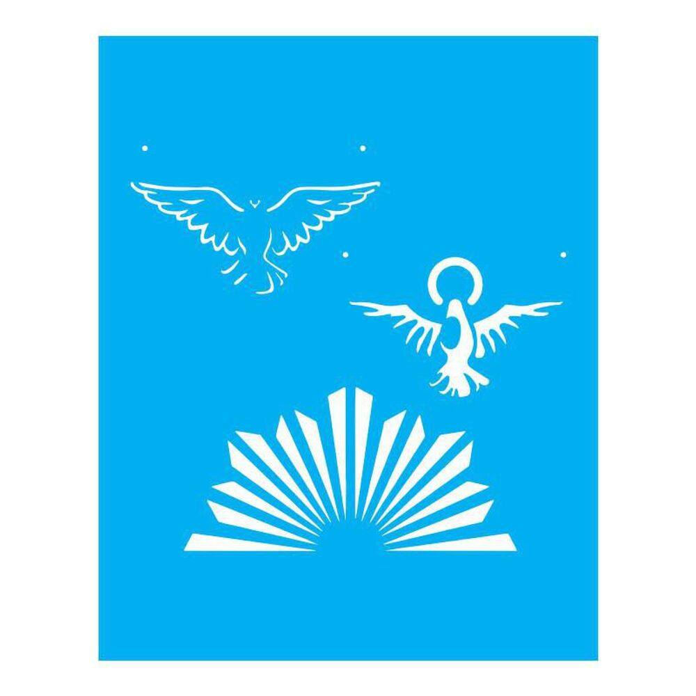 Stencil Tamako Espirito Santo - 20X25Cm - Ref B154