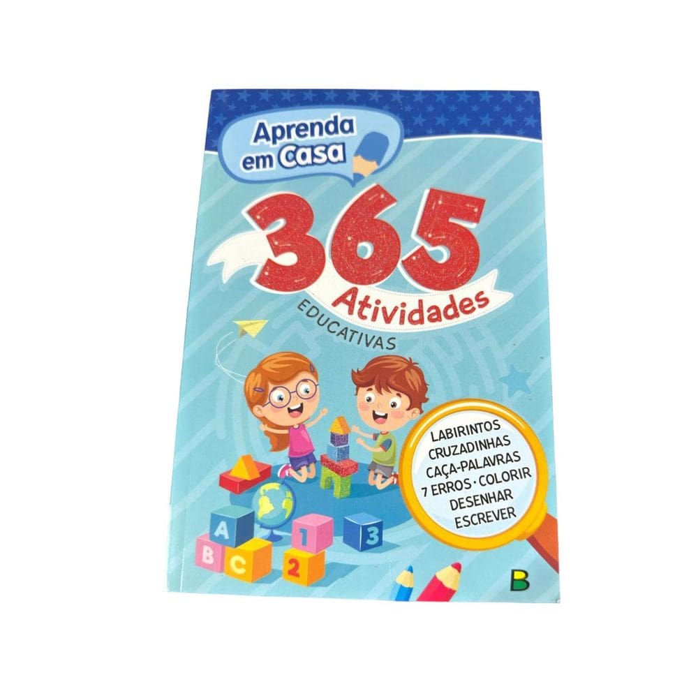 Livro Infantil Aprenda Em Casa 365 Atividades Educativas