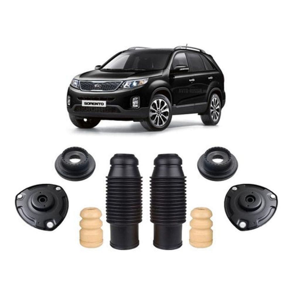 2 Kit Coxim Batente Dianteiro Kia Sorento 3.5 2011 2012 2013