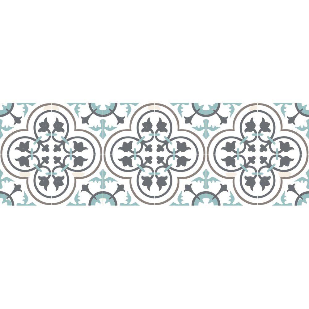 Adesivo Piso Ladrilhos Lavável Antiderrapante Vinil