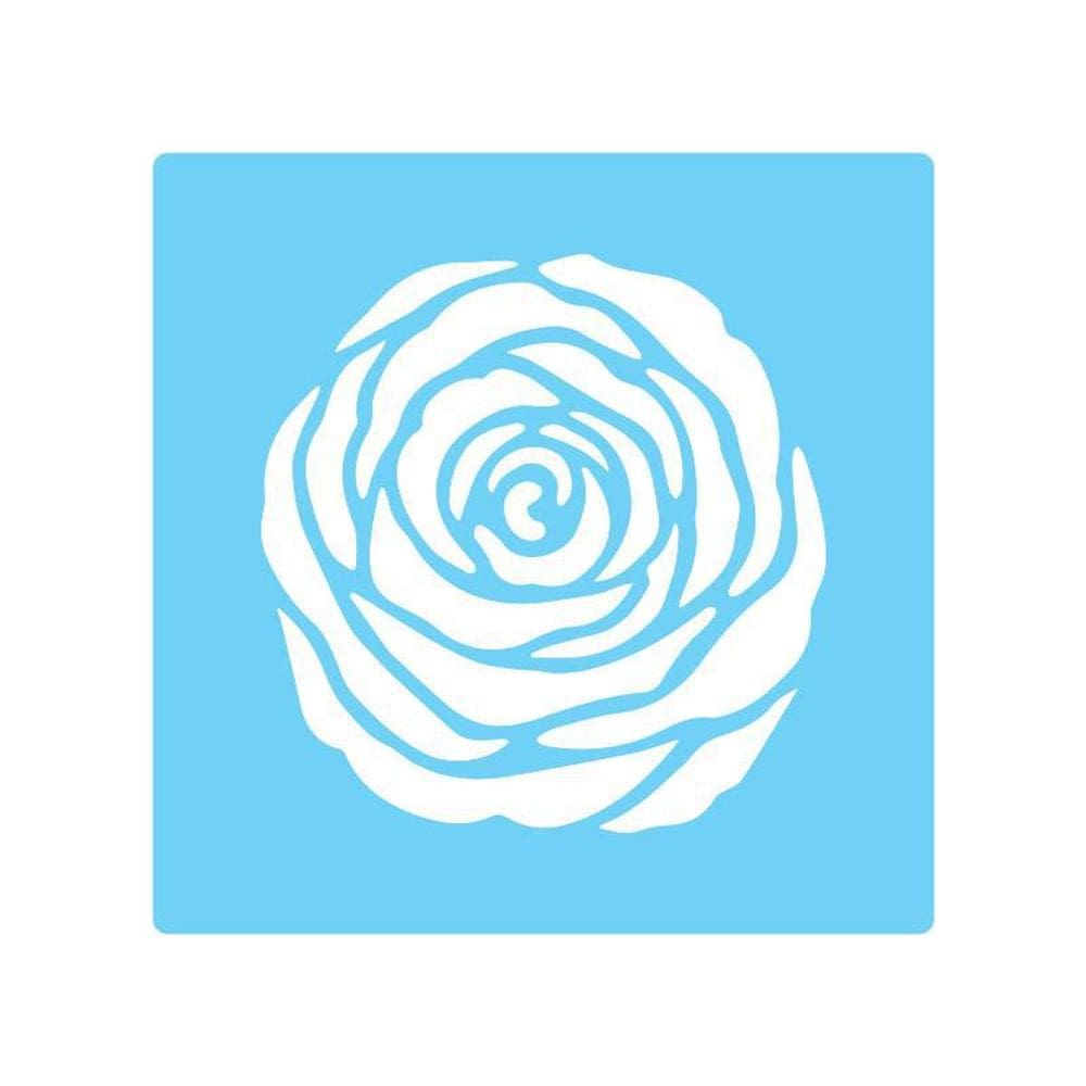 Stencil de Parede Tamako Rosa - 55 x 55cm - PETG 0,3mm