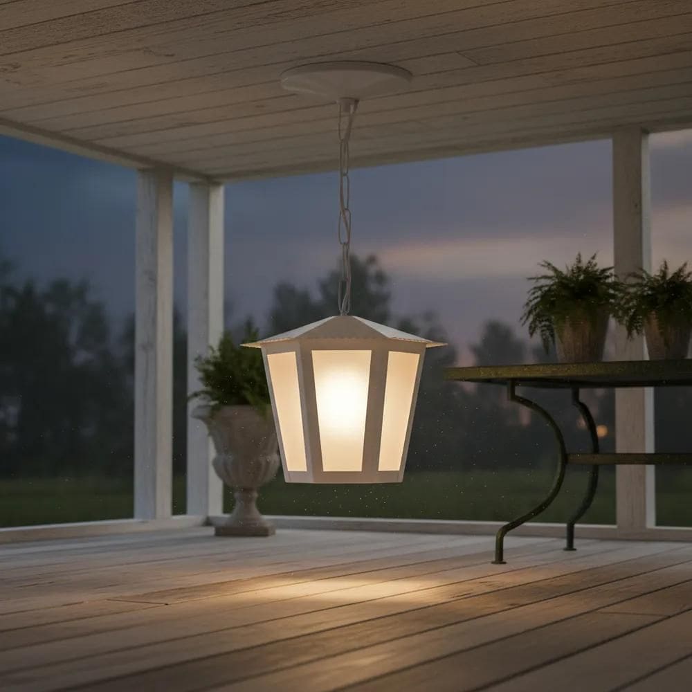 Pendente Colonial L1C Estrutura Branco