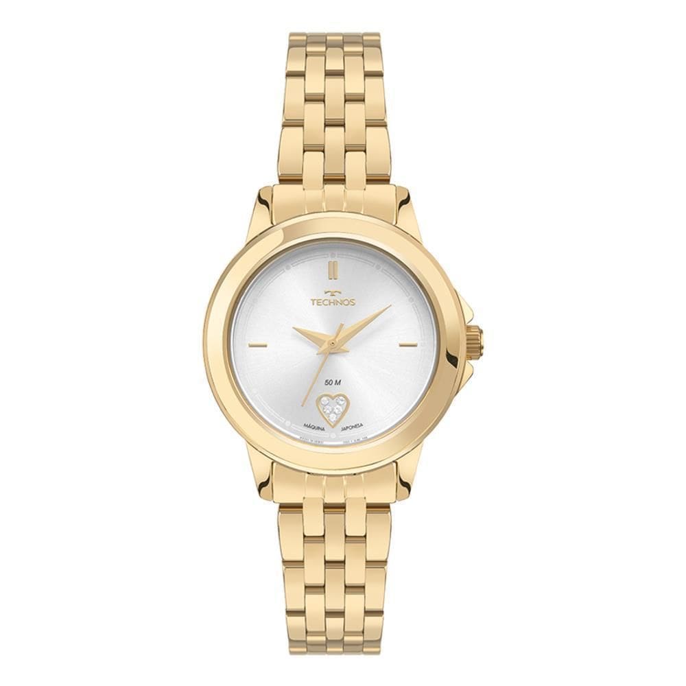 Relógio Technos Feminino Ref: 2035Ncx/1K Fashion Dourado