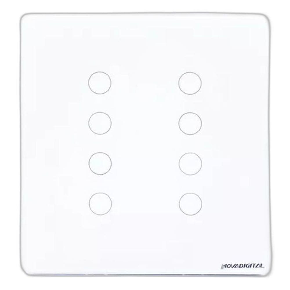 Interruptor Touch Inteligente Zigbee Novadigital 8 Botões
