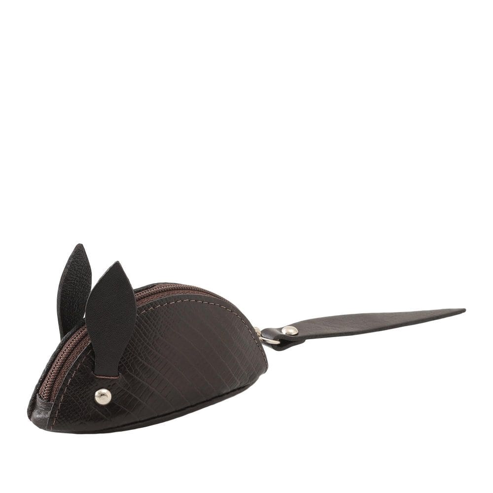 Porta-Moedas De Couro Bovino Mariart Ratinho