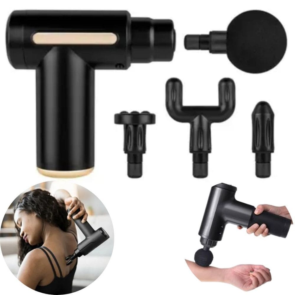 Massage Gun Premium Para Relaxamento E Bem-Estar