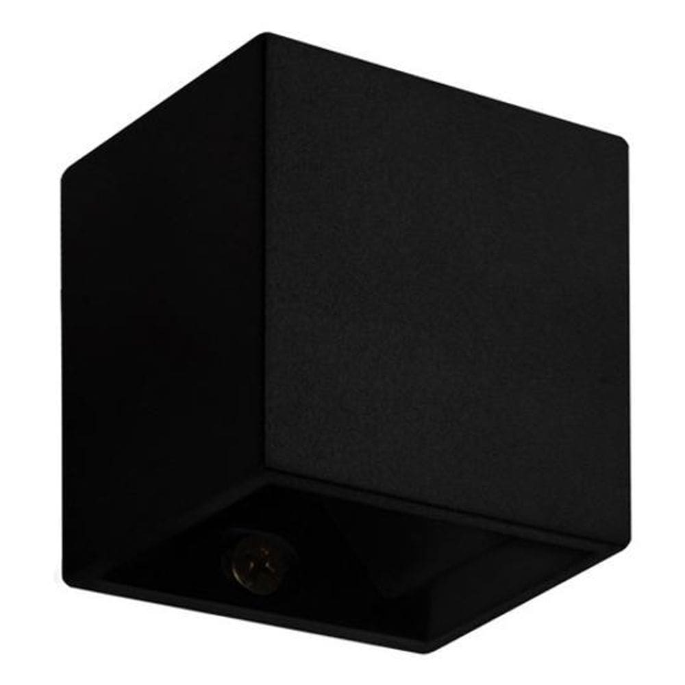 Arandela De Led Externa Preta Bivolt Ip42 - Blumenau - Preto