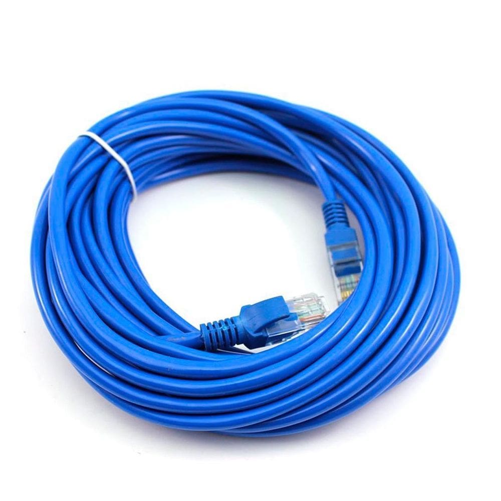 Cabo De Rede 15 Metros Blindado Rj45 Aumenta Velocidade