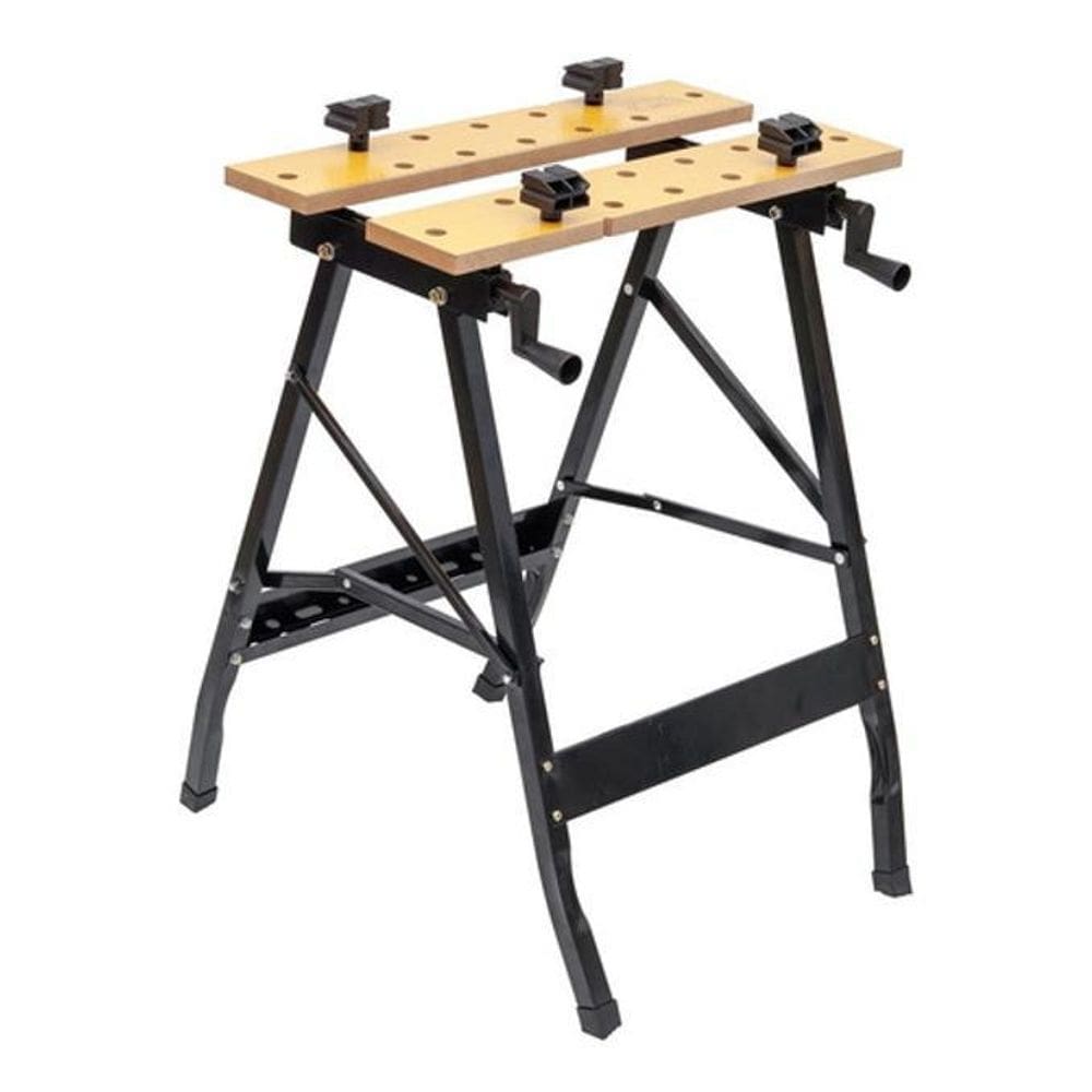 Bancada De Trabalho Capintaria - Metal/Madeira - 80X60X60,5