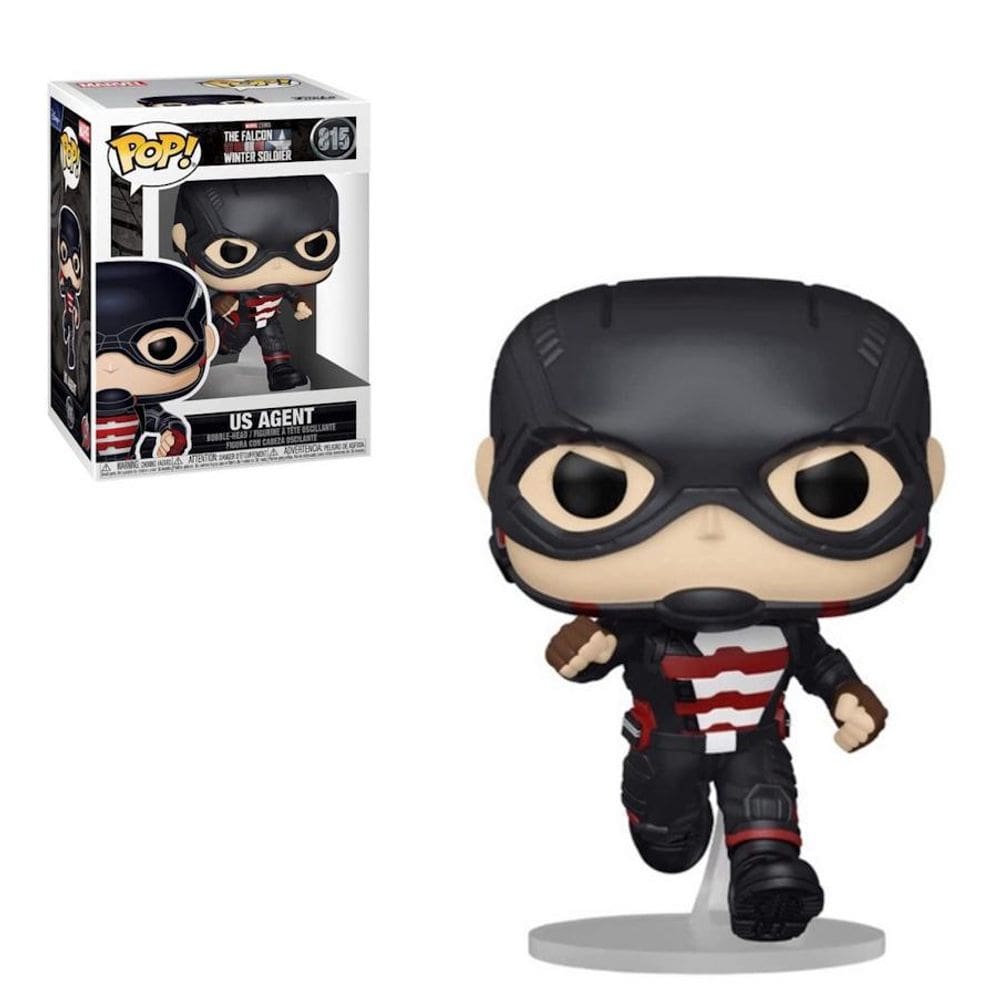 Boneco Funko Pop Agente Americano Marvel 815