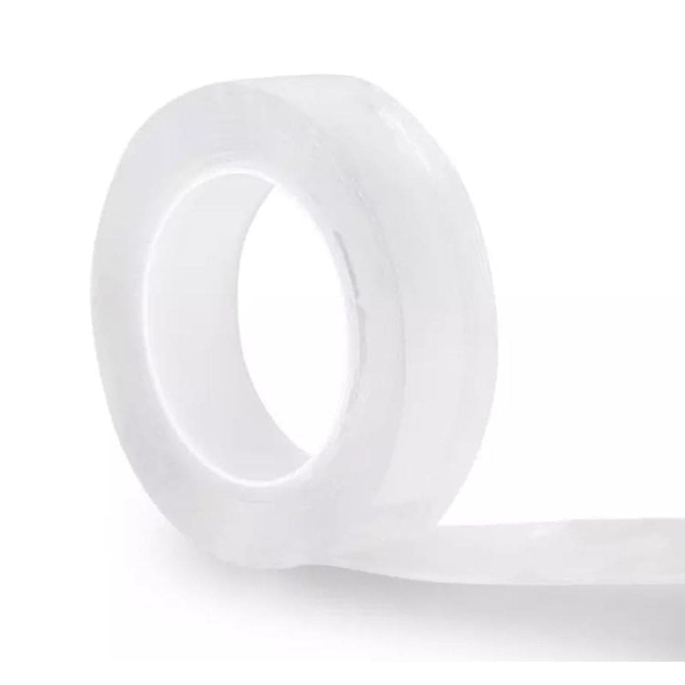 Fita Adesiva Transparente Impermeável Dupla Face 5 Metros