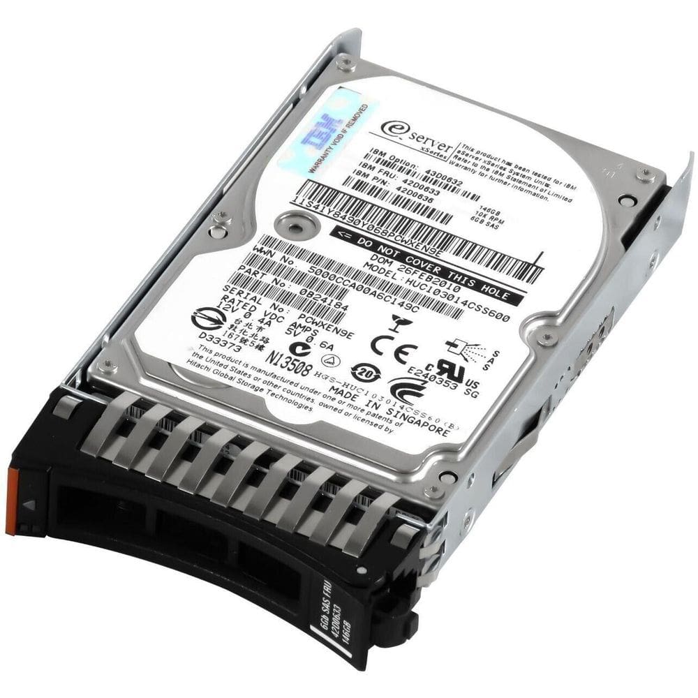 HD SAS IBM 147GB 10K 2.5 - Disco Rígido Interno 147GB 10K SAS 2.5 IBM