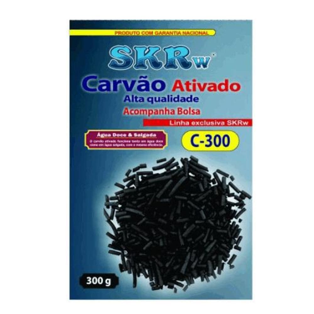 Carvao Ativado  Skrw Pelet.Com Bolsa C- 300 300G