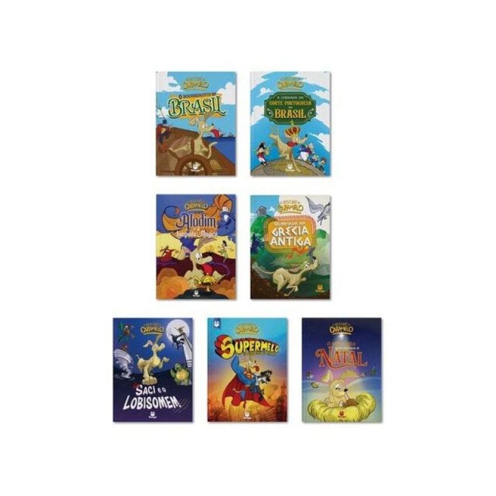 As Aventuras De Caramelo - Coleção Com 7 Volumes