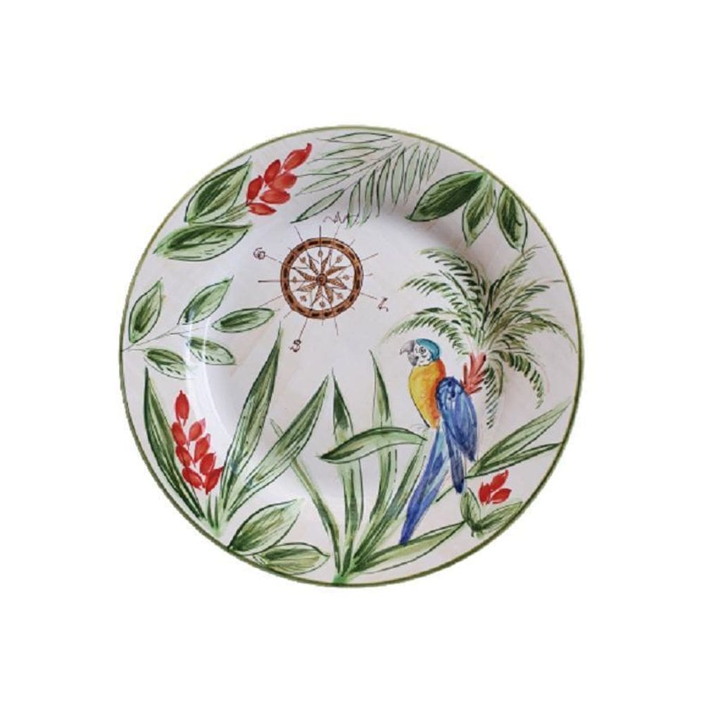 Prato De Jantar Arara Tropical 6Uni
