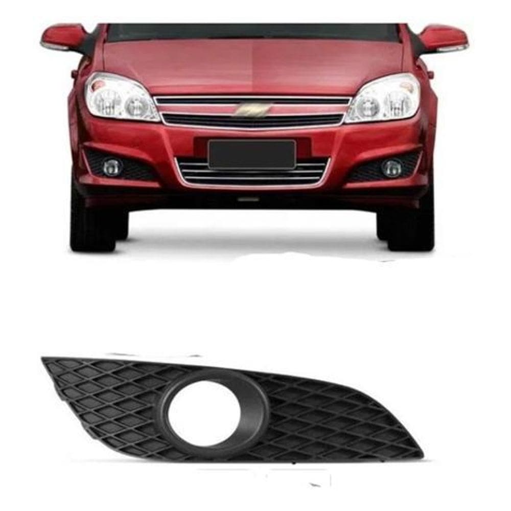 Grade Moldura Farol Milha Vectra 2009  Com Furo