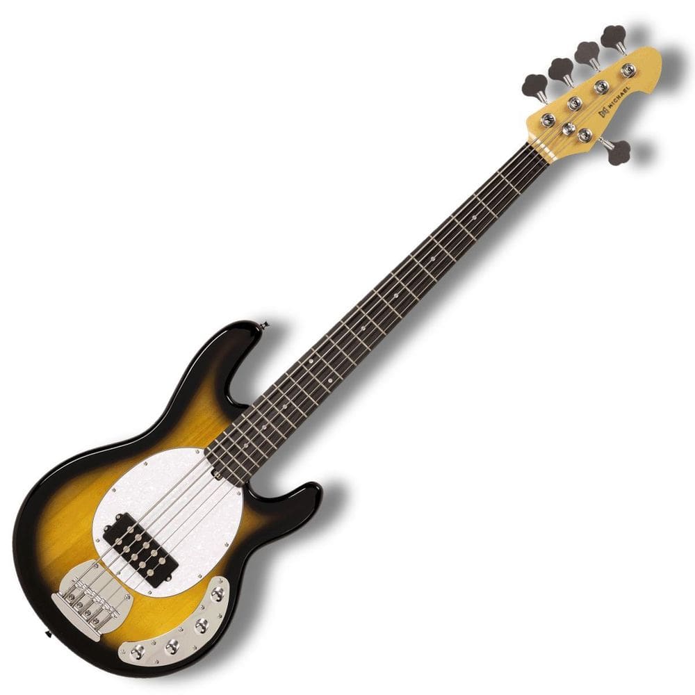 Baixo Elétrico Michael 5 Cordas Ativo Vtg Music Man Bmm700Vs