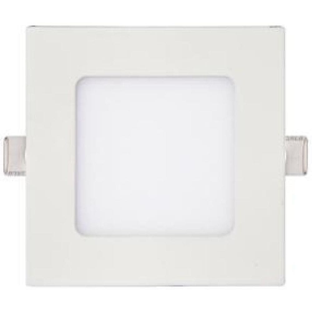 Luminaria Plafon Led Embutir Quadrado Slim Kian 12W 3000K