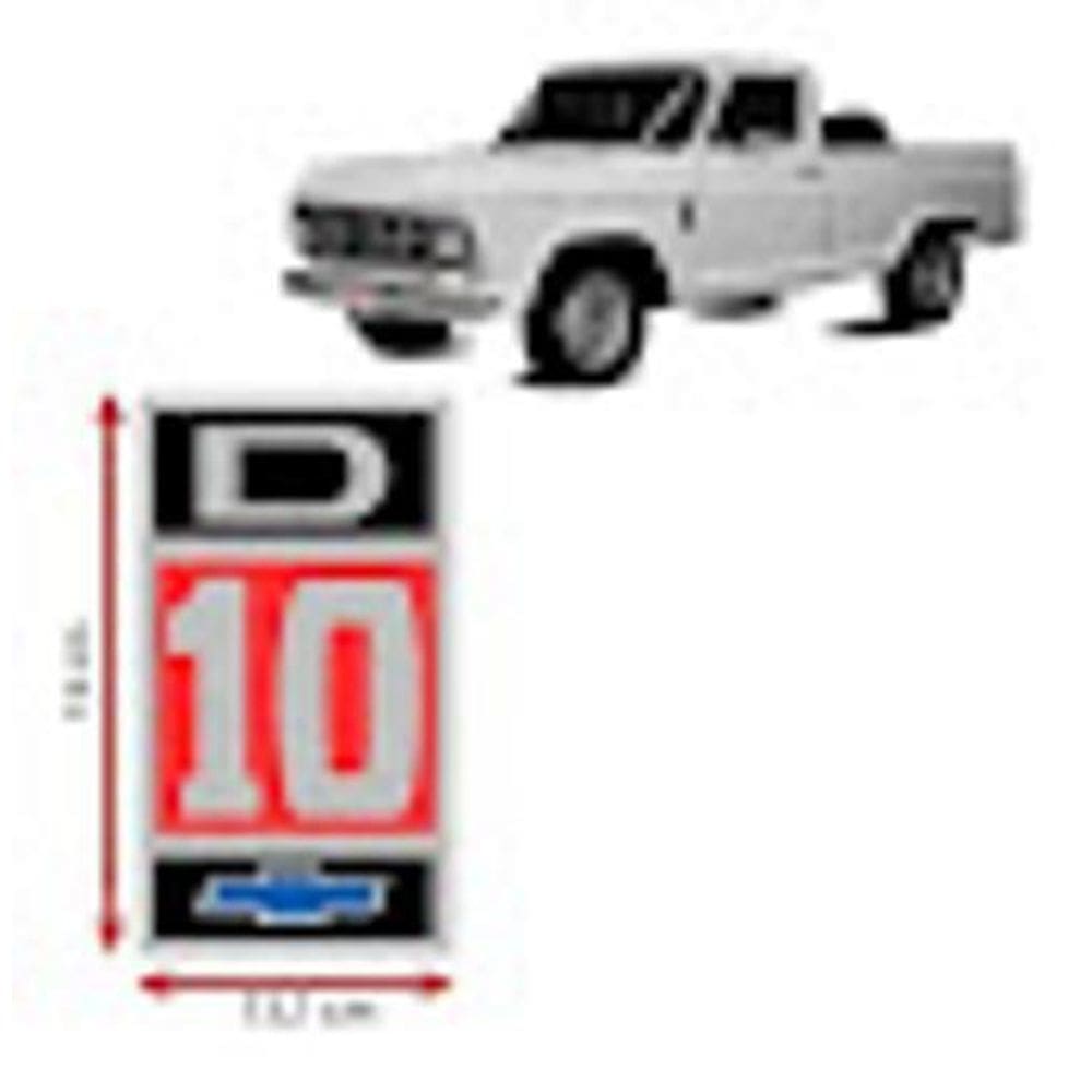 Emblema Adesivo Lateral Para-Lama Gm D10
