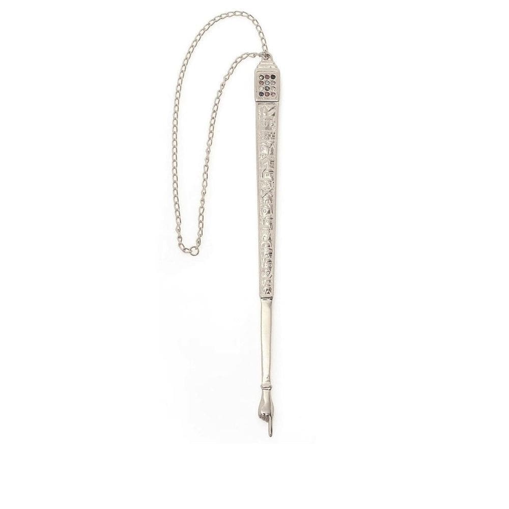 Yad  Dedo De Aarão  Para Leitura Banhado A Prata - De Israel