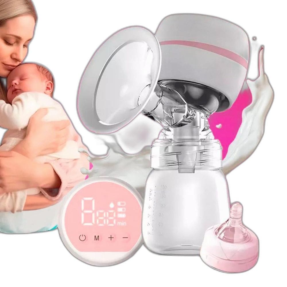 Bomba Digital Tira Leite Elétrica Usb Materno 180Ml Sucção